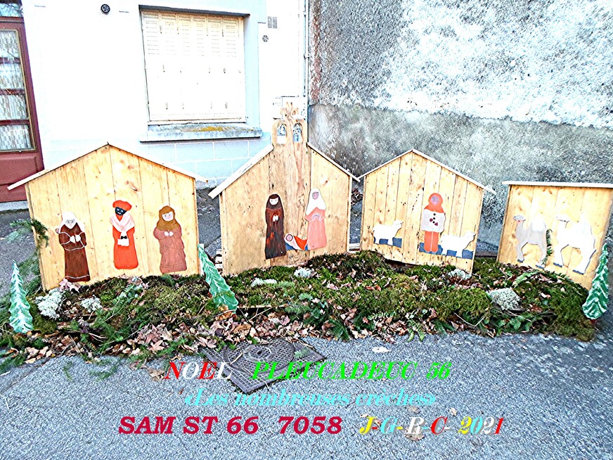 CRECHES DE NOEL: 2021 PLEUCADEUC 56 *8/10*  D  27-01-2022