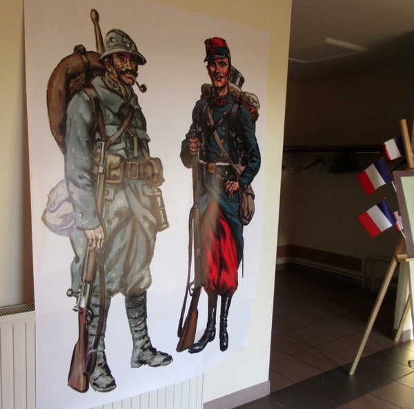 Une superbe exposition sur la fin de la grande Guerre a eu lieu à Montigny sur Aube...