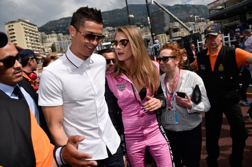 Cara Delevingne et Cristiano Ronaldo, inséparables au Grand Prix de Monaco