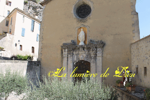 Entrevaux, la cathédale Notre-Dame de l'Assomption