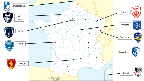 La géographie du football