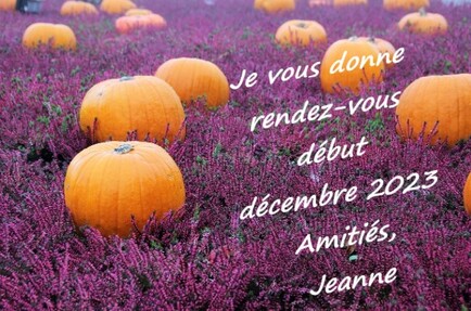 ACTUALITES DU MOIS DE NOVEMBRE 2023