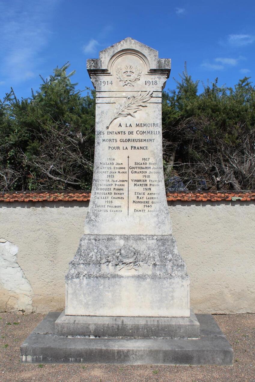 Monument à Commelle-Vernay, Commelle | Les monuments aux morts
