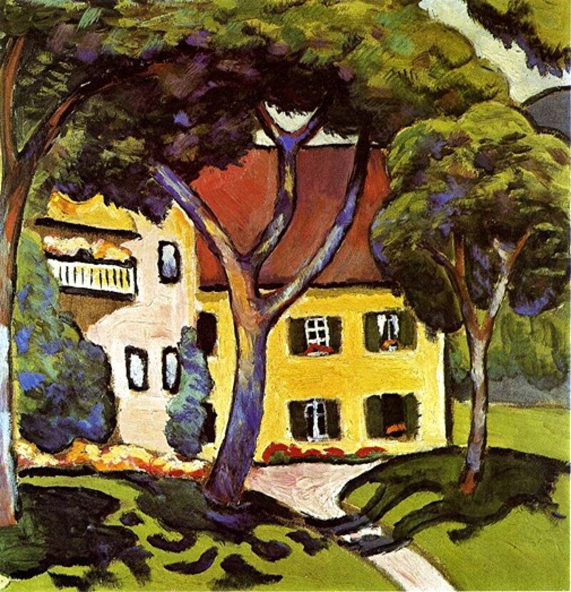 2.Macke / 1910 ,repli à Tegernsee