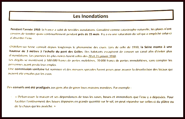 Pour les Journées du Patrimoine, les habitants de Châtillon sur Seine ont pu consulter des documents patrimoniaux sur l'eau dans la ville...