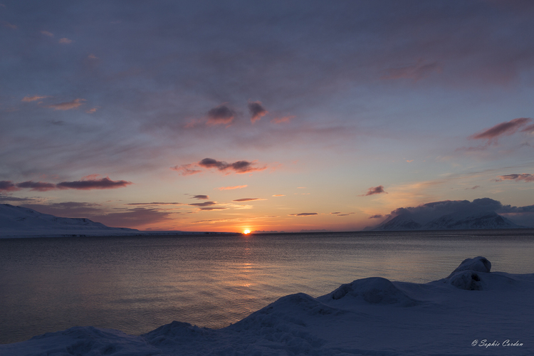 Virée à Barentsburg - 3e partie : la ville et couchersssssssssssssssssssss de soleil