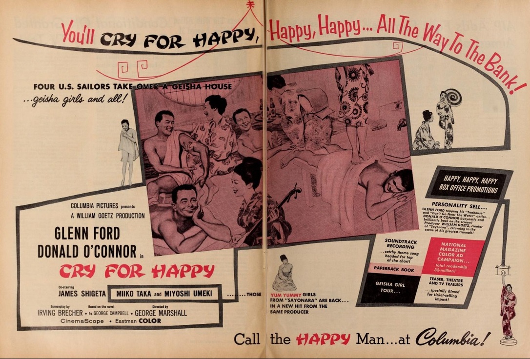 CRY FOR HAPPY box office USA 1961