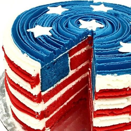  ∗ 4 Juillet - Independence Day : ma sélection de 10 gâteaux en pâte à sucre