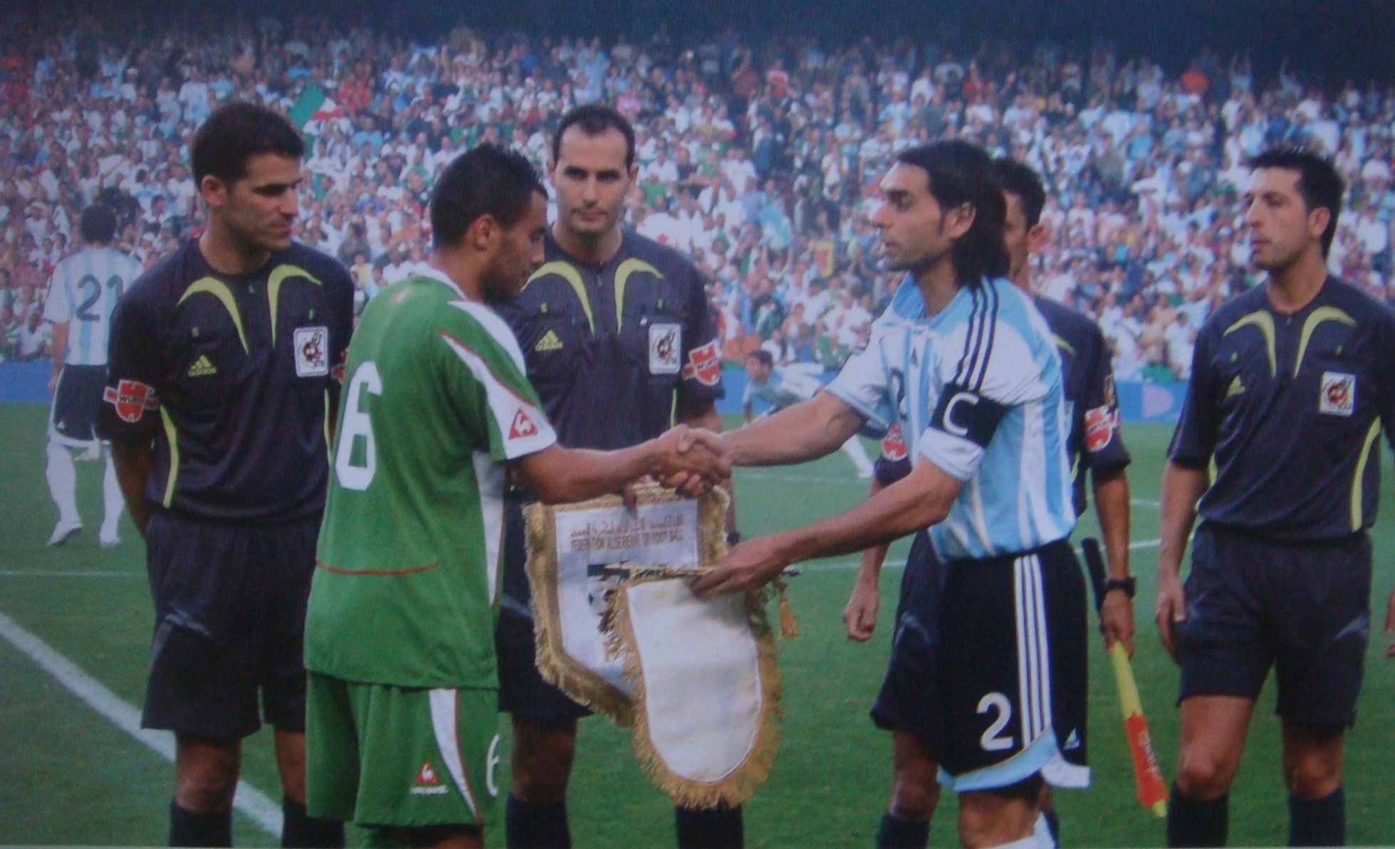 5.6.2007 au Camp Nou Barcelone EN-Argentine 3-4