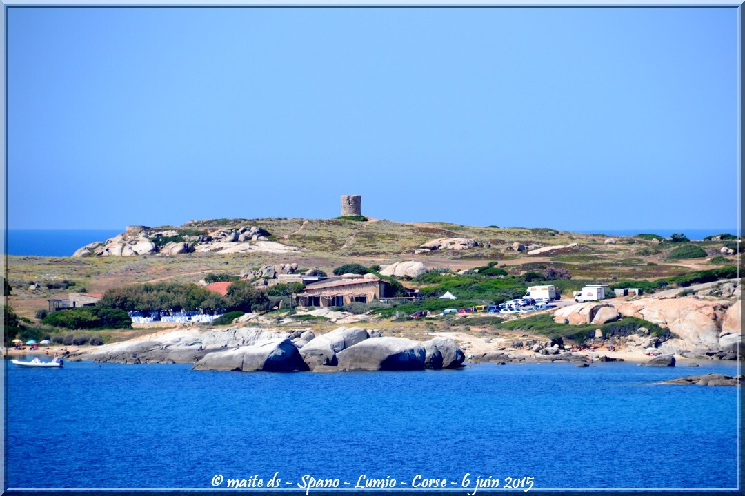 Spano - Lumio - Corse - Bleu comme la mer