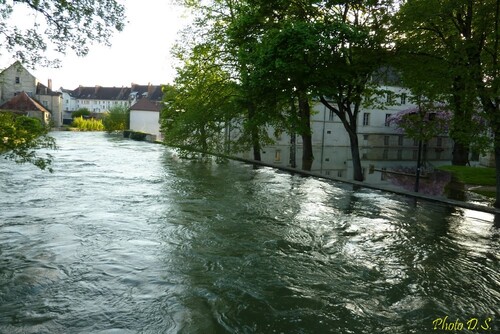Que d'eau, que d'eau à Châtillon sur Seine en mai 2013...