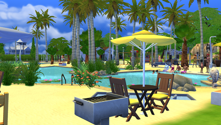 Sims 4 : Comme à la plage 