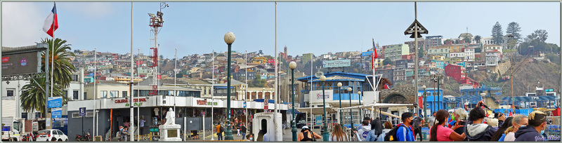 20/03/2022 : journée consacrée à la visite de Valparaiso, ville portuaire située à 120 km de Santiago du Chili 