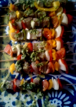 Brochette du 1er Mai (sous la pluie)