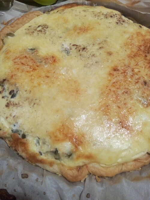 Tarte aux blettes et fromage de chèvre végétarienne