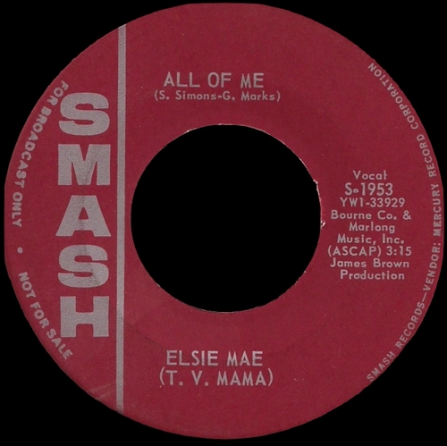 1964 Elsie Mae "T.V. Mama" Smash Records S-1953 [ US ]