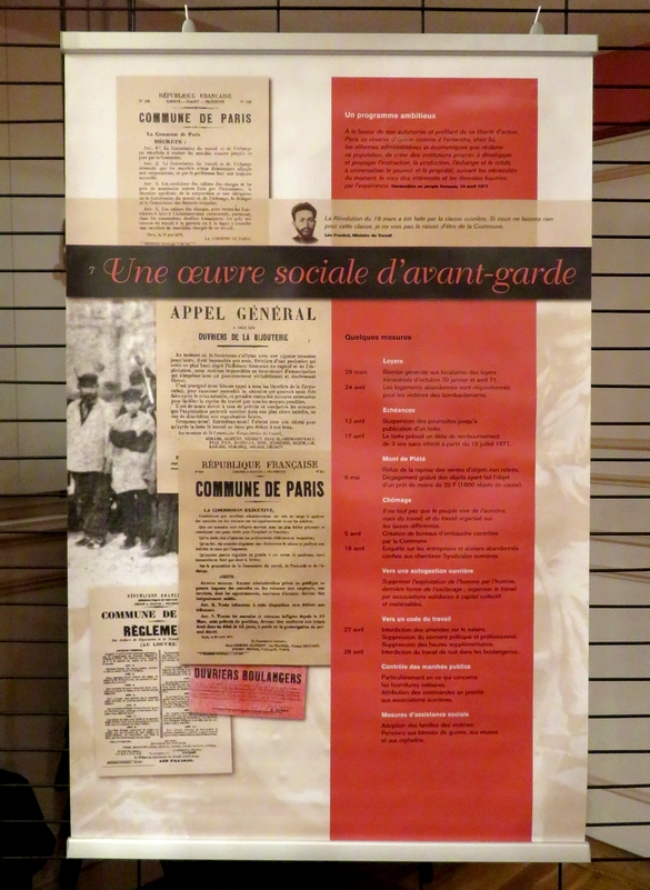 "La Commune de Paris", une exposition et une conférence ont été proposées par la Ligue des Droits de l'Homme