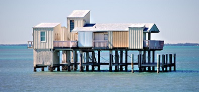 Les cabanes tchanquées de Floride ...