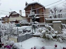 Il a neigé en Île de France les 6 et 7 février 2018