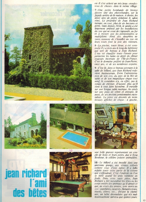 le Moulin du Soleil , résidence de Jean Richard à Ermenonville