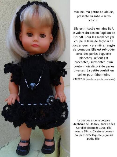 Plaminette et "La petite robe noire"