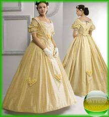 Robe de bal 1860 - Bal Gown 1860