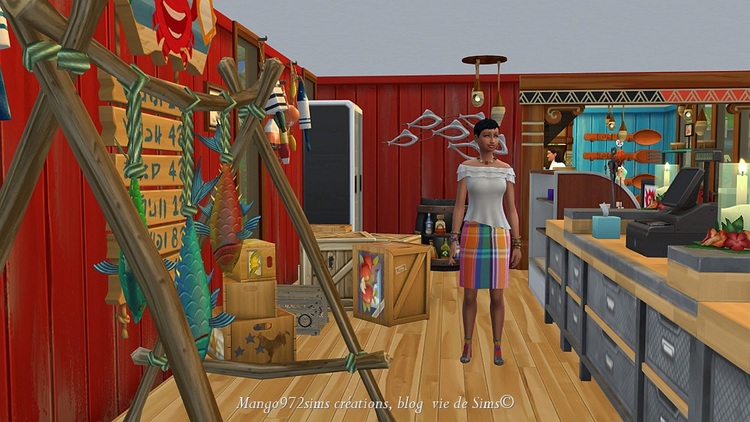 Les Sims 4 : Le tropikal shop, un lieu communautaire pour faire son shopping à Sulani