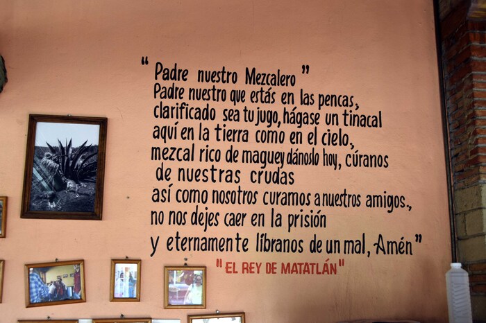 Sur la route de Tehuantepec - Distillerie de mezcatl - Un Notre Père un peu spécial