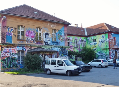 Le quartier des Alternatifs  à Ljubljana en Slovénie (photos)