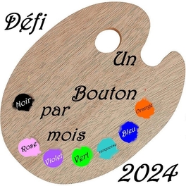 Bouton Dorset de mai en brun