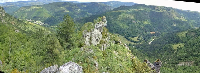 Le grand Méjean vers Florac.