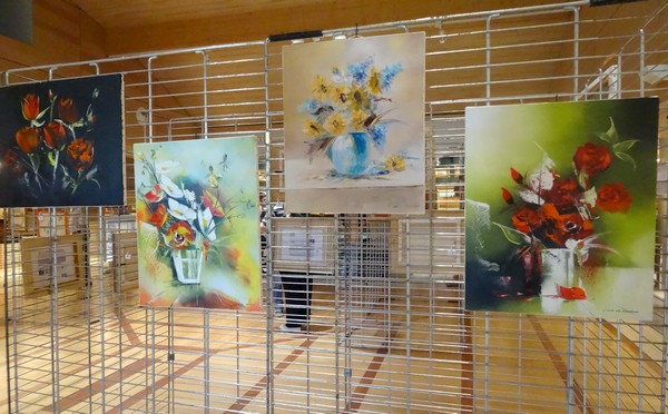 Voici les oeuvres présentées par les artistes du salon des peintres 2017 des Amis du Châtillonnais
