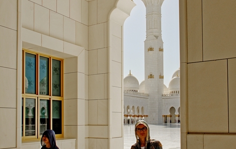 La mosquée de Cheikh Zayed. Samedi 17/02/2018