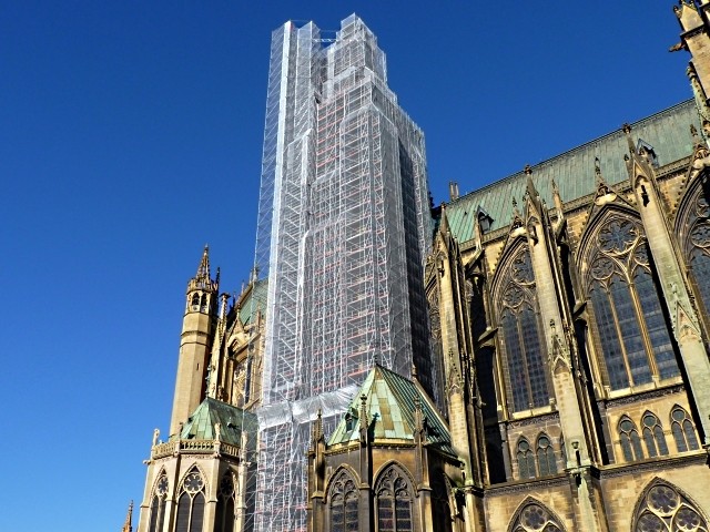 Cathédrale de Metz Travaux 6 09 03 2010