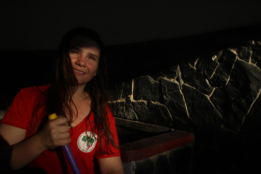Celia Rodrigues, brasileña del movimiento Sin Tierras