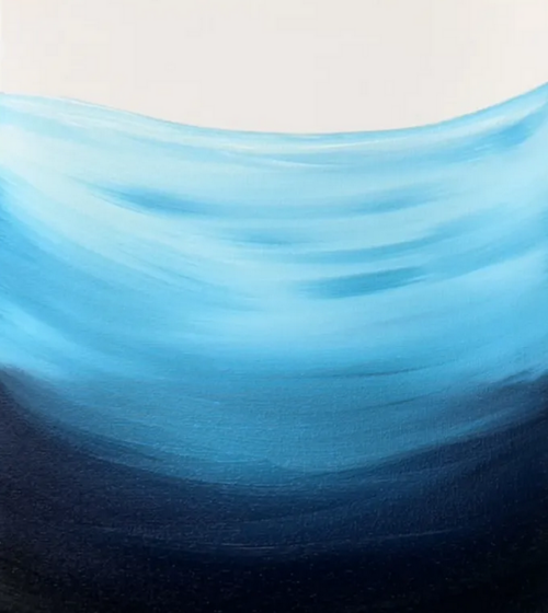 Dessin et peinture - vidéo 4114 : Comment peindre la baleine bleue ? - aquarelle.