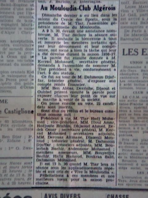 18.07.1937 assemblée du mouloudia