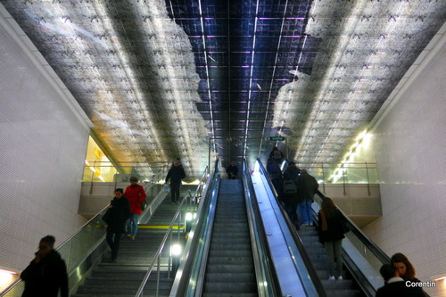 Une station du métro de Toulouse 