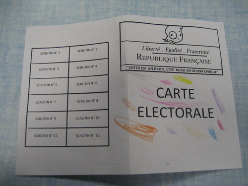 la carte électorale
