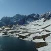 Le lac des Espécières (2195 mètres) et les sommets du cirque de Gavarnie