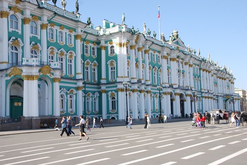 Le Palais d'Hiver à Saint Pétersbourg (photos)