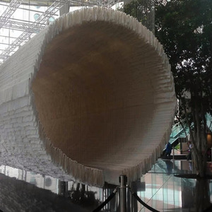 Zhu Jinshi's installation boat on display at the Rotunda, Exhange square (2)
