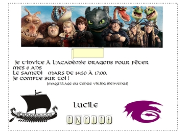 un anniversaire dragon 