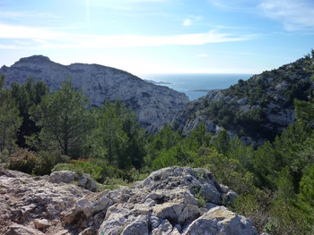 Du col de la Selle,  dernier regard vers le Sud