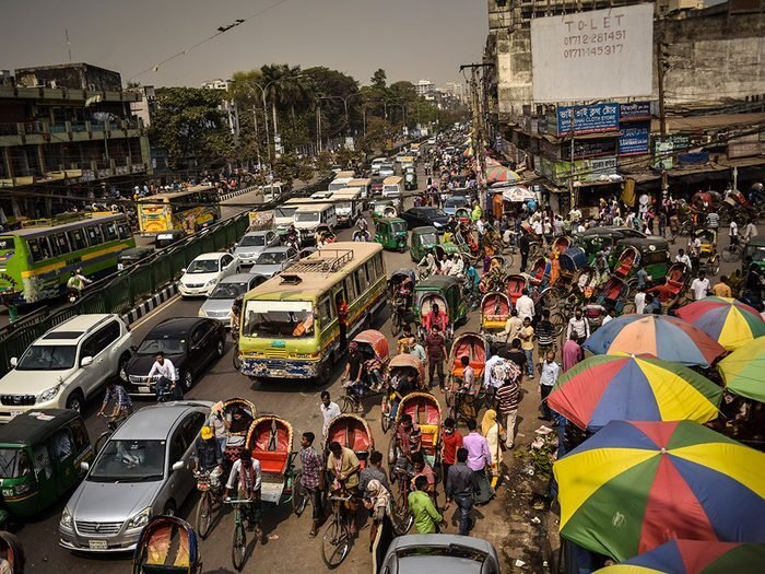 Dhaka au Bangladesh est l'une des villes les plus peuplées au monde.