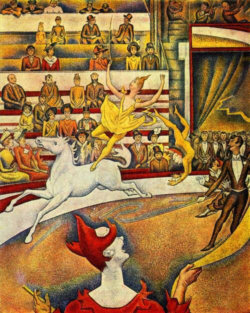 Le cirque de Georges Seurat : dictée