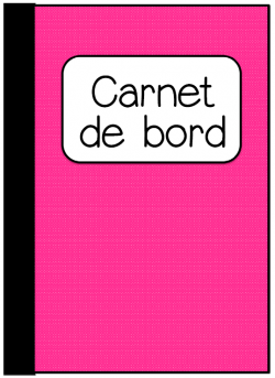 Pages de garde cahier journal