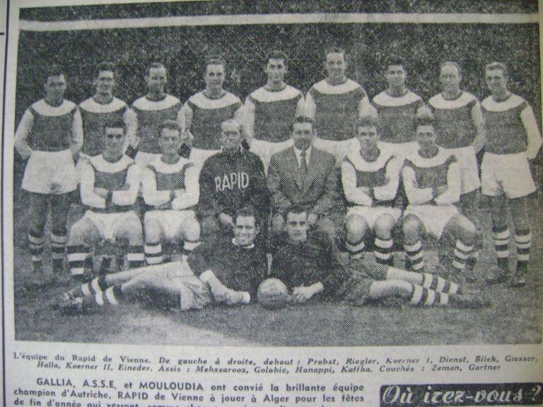 31.12.1955 Amical MCA-Rapid de Vienne 3-4