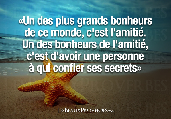 Proverbes d'amitiÃ©