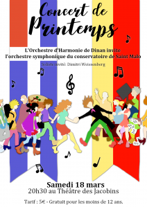 Affiches pour l'Orchestre d'Harmonie de Dinan